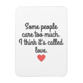 愛クと呼気にばれ考えている人々 マグネット (縦)