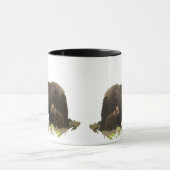 愛クマ動物そんなに私はおもしろい引用文マグ マグカップ (中央)