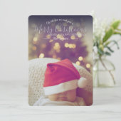 愛クラシックのクリスマスカードで編集可能 シーズンカード (スタンド正面)