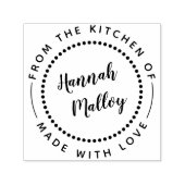 愛クラシック料理またはベーキング製の セルフインキングスタンプ (デザイン)