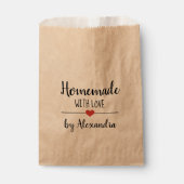 愛クラフトのスクリプト名の好意バッグと自家製 フェイバーバッグ (正面)