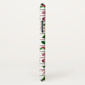 愛クリスマスのモチーフパターン緑の白い赤 Case-Mate iPhoneケース (裏面/右)