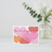 愛クーポンの綴り 割引カード (スタンド正面)