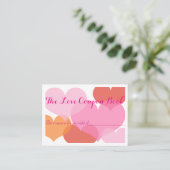 愛クーポンの綴り 割引カード (スタンド正面)