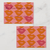 愛クーポンの綴り 割引カード (正面/裏面)