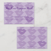 愛クーポンの綴り 割引カード (正面/裏面)