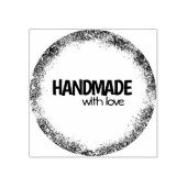 愛グランジで手作りのインク ラバースタンプ (インプリント)