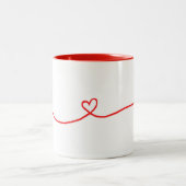 愛コップ ツートーンマグカップ (中央)