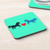愛コルクのコースターの馬 コースター (左側)