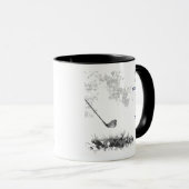 愛ゴルフGOLFINGゴルフそう多くの私のおもしろい引用文マグカップ マグカップ (正面右)