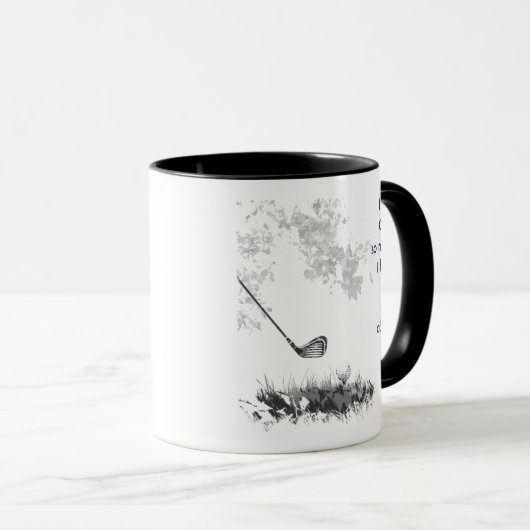 愛ゴルフGOLFINGゴルフそう多くの私のおもしろい引用文マグカップ マグカップ (正面右)