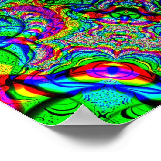 愛サイケデリック ポスター (角)