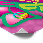 愛サイケデリック ポスター (角)