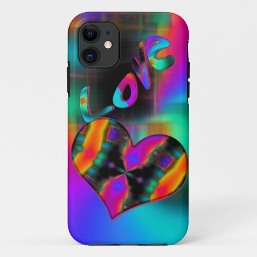 愛サイケデリック Case-Mate iPhoneケース (裏面)