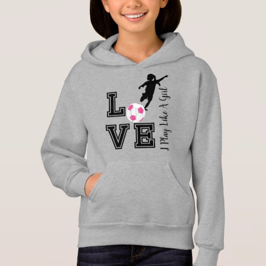 愛サッカー – 私は女遊の子が好き – ピンク (正面)