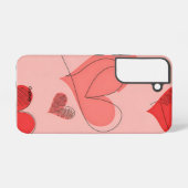 愛サムスンギャラクシーS22ケースのウィスパーズ SAMSUNG GALAXYケース (裏面横)