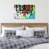 愛シャンデリアで~ 24X16キャンバス。75インチ厚さ キャンバスプリント (インサイチュ (寝室))