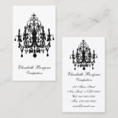 愛シャンデリアの~の名刺 名刺 (正面/裏面)