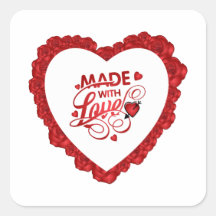 愛シンプルで作られた引用文バレンタイン |ステッカー