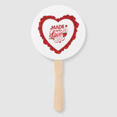 愛シンプルで作られた引用文バレンタイン |ハンドファン ハンドファン (裏面)