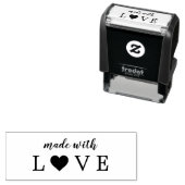 愛シンプルで作られた セルフインキングスタンプ (インサイチュ)