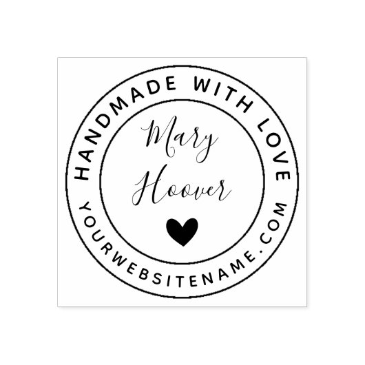 愛シンプルで手作りされた名前をカスタムするサイト ラバースタンプ (インプリント)