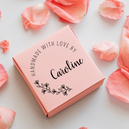 愛シンプルで手作りワイルドフラワー ラバースタンプ