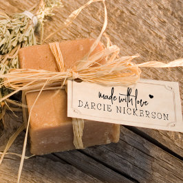 愛シンプルハート製 ラバースタンプ