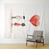 愛シンプル タペストリー (インサイチュ(横))