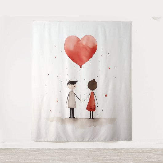 愛シンプル タペストリー (正面)