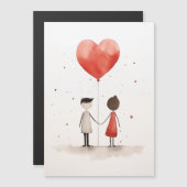 愛シンプル マグネット招待状 (正面/裏面)