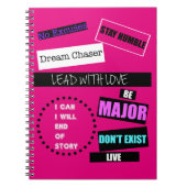 愛ジャーナルが付いているSoulFreeGLAM鉛 ノートブック (正面)