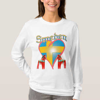 愛スウェーデン Tシャツ
