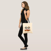 愛スカルの"Amor"のバッグ トートバッグ (正面(モデル))