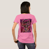愛スカル Tシャツ (裏面フル)