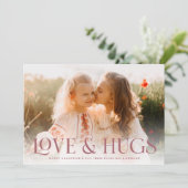 愛スタイリッシュと抱擁フルフォトバレンタインデー シーズンカード (スタンド正面)