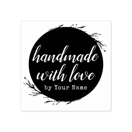 愛スタイリッシュパーソナライズされたで手作り ラバースタンプ (インプリント)