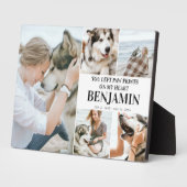 愛スタイリッシュモダンペット |写真のコラージュ フォトプラーク (側面)