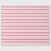 愛ストライプの心 ラッピングペーパー (フラット)