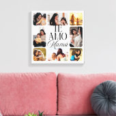 愛スペインのしてる母8写真母の日のプレゼント キャンバスプリント (インサイチュ (リビング))