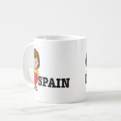 愛スペイン コーヒーマグカップ (正面左)