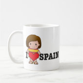 愛スペイン コーヒーマグカップ (左)