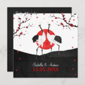 愛ダンス-結婚式招待状-正方形 招待状 (正面/裏面)