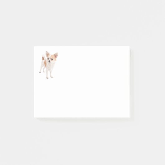 愛チワワの小犬のポスト・イットの付箋 ポストイット (正面)