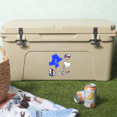 愛テキサス州ダイカットシール シール (クーラー)