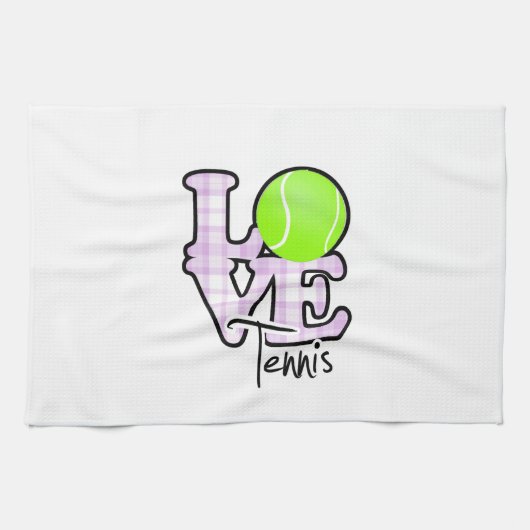愛テニス キッチンタオル (横)