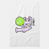 愛テニス キッチンタオル (縦)