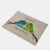 愛ドア・マットのBudgies ドアマット (アングル)
