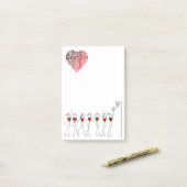 愛ネットボールの位置 ポストイット (デスク上)