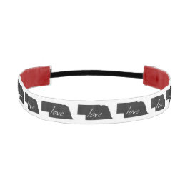 愛ネブラスカ アスレチックヘッドバンド